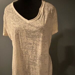 Cato White Short Sleeve Tee